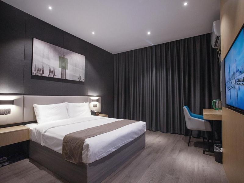 Thank Inn Chain Hotel Hunan Huaihua Hecheng District South High Speed Rail Station Eksteriør billede